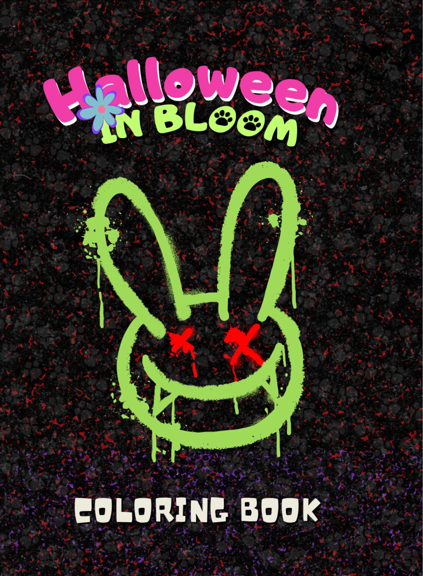 Halloween In Bloom 2 coloring book