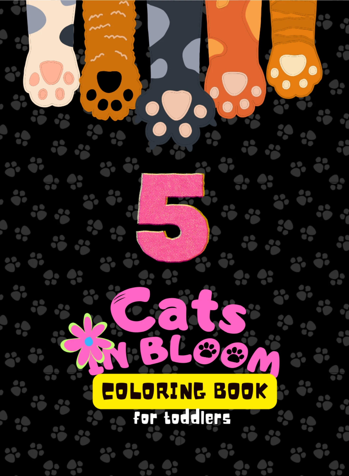 Cats In Bloom Coloring Book 2
