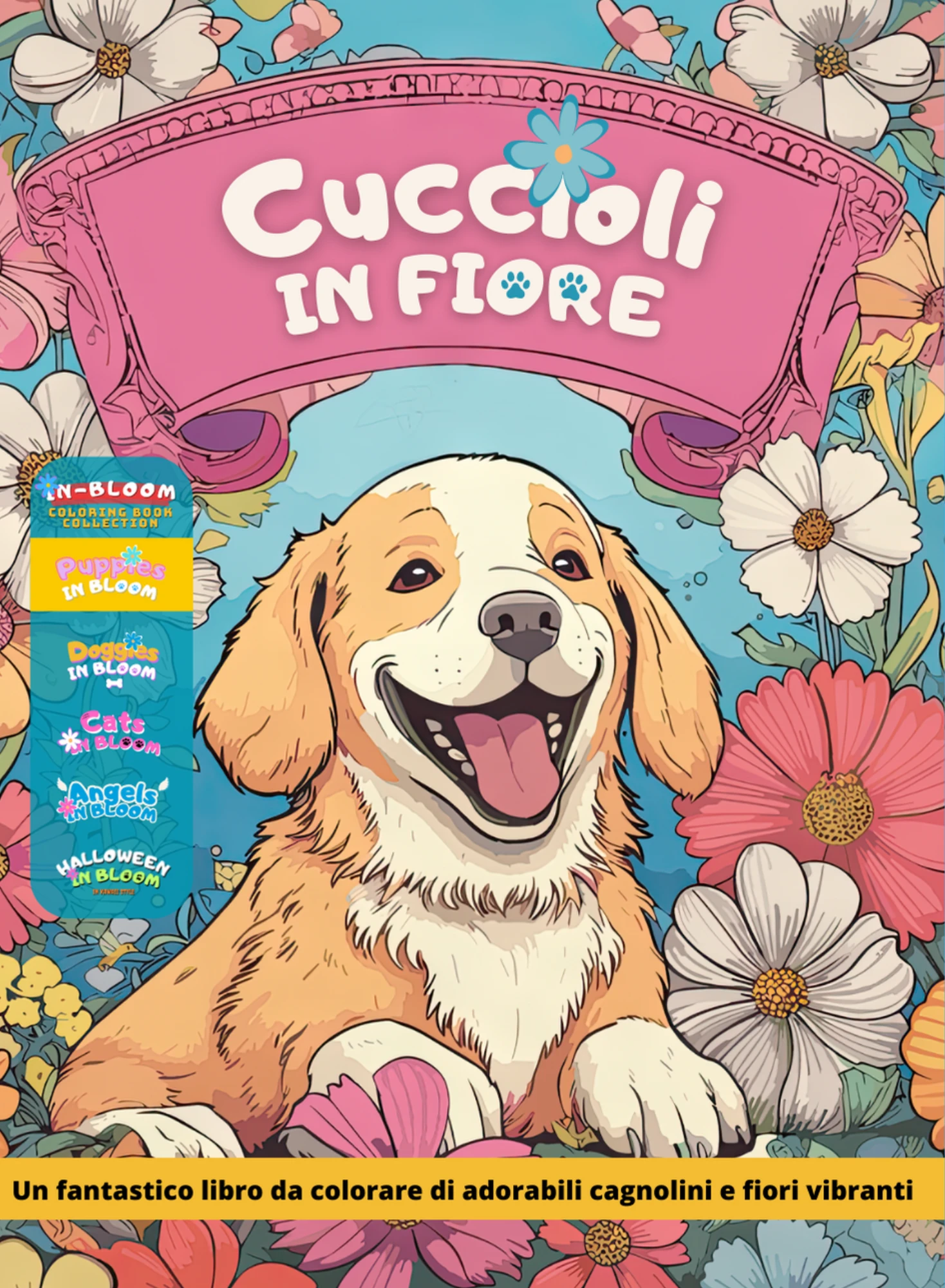 Cuccioli in Fiore, coloring book version